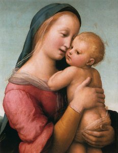 De Tempi Madonna (detail) door Raffaello Sanzio Raphael